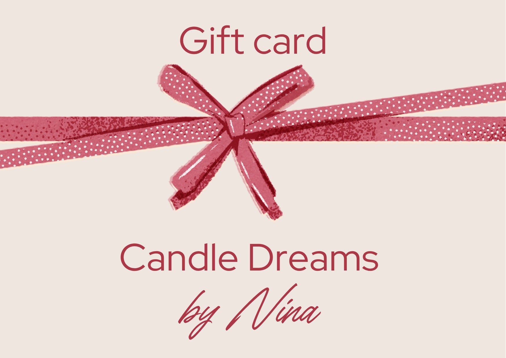 Candle Dreams by Nina Gift card